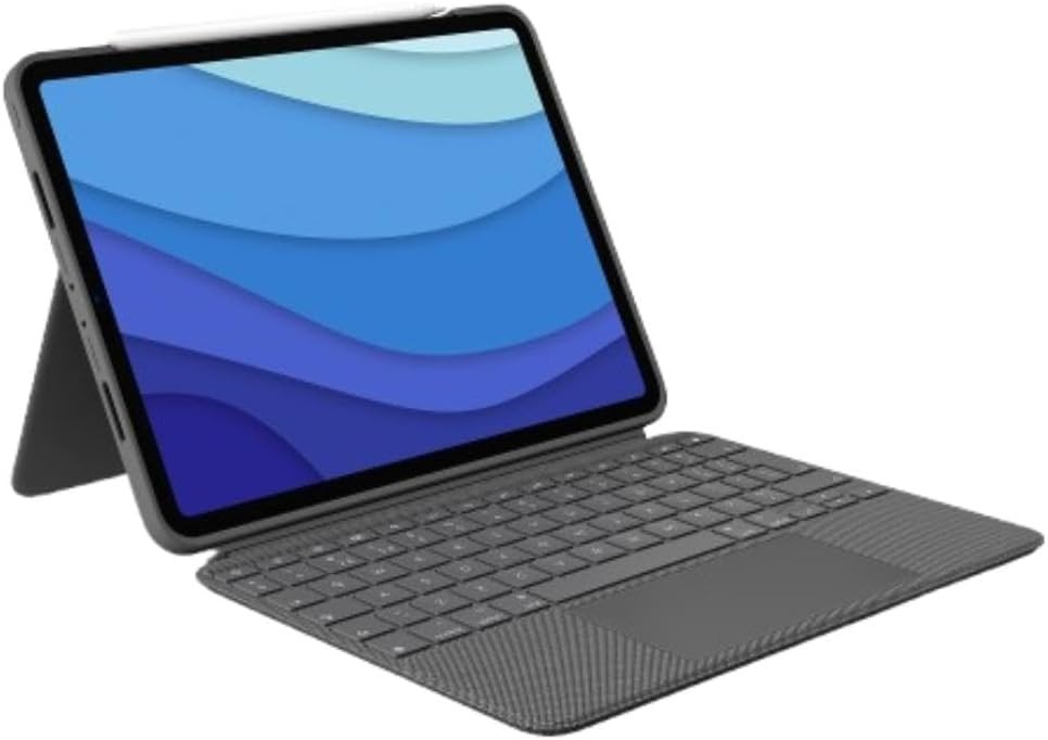Logitech Combo Touch iPad Pro 11-inch 1st -4th Gen Keyboard Case Trackpad - AZ