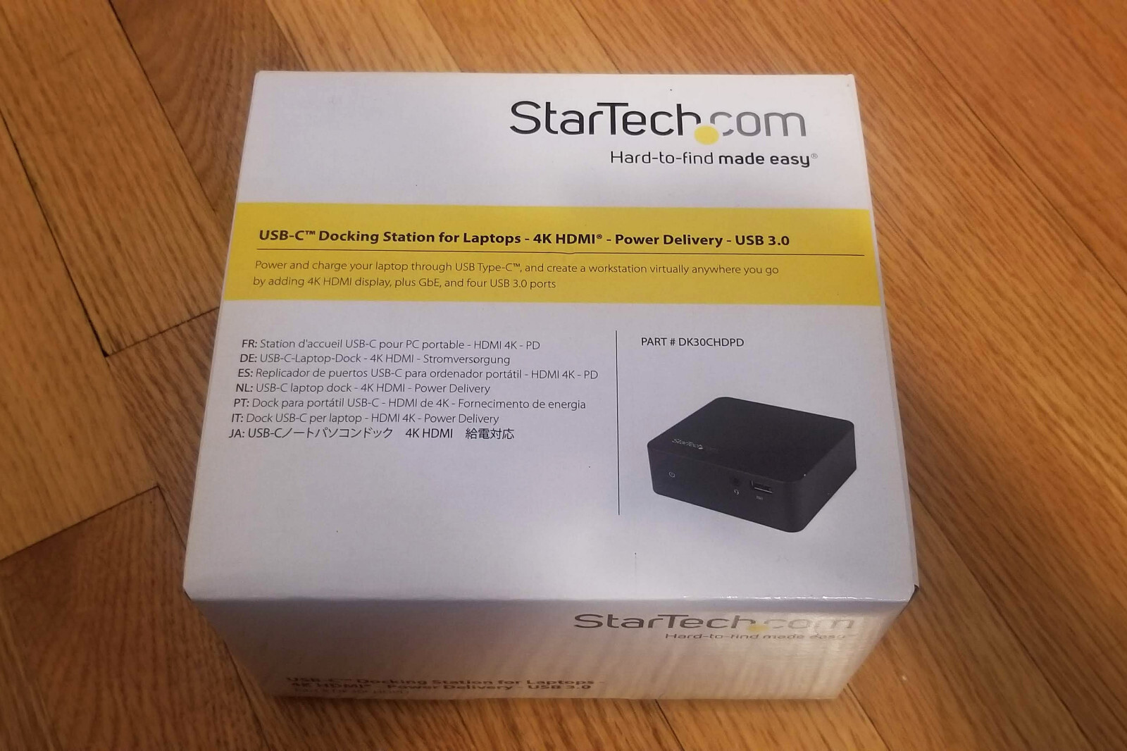 Star Tech Docking Station USB-C 4K HDMI USB 3.0 Part #DK30CHDPD