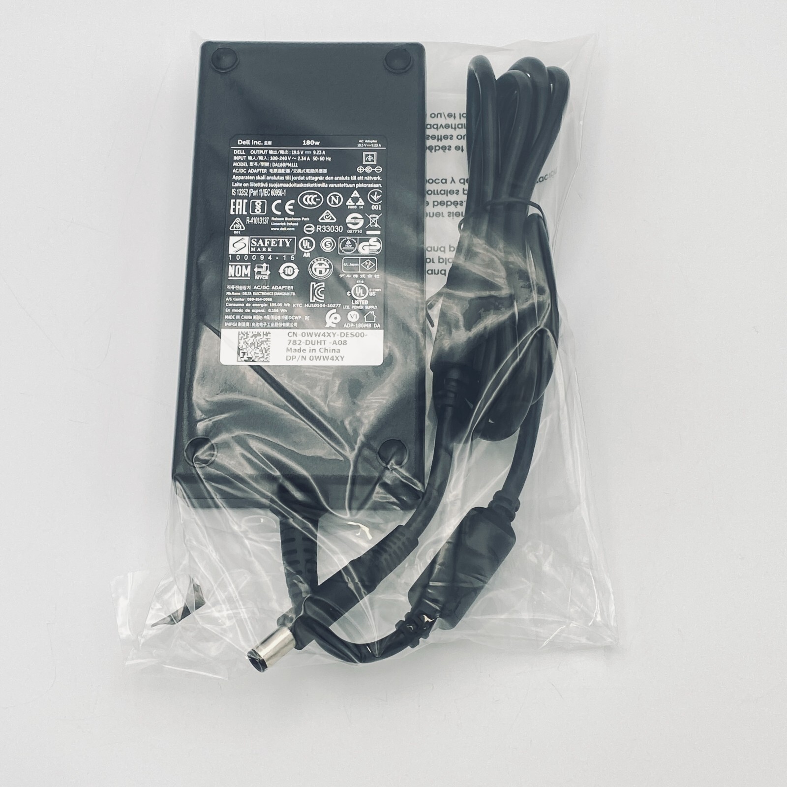 NEW Genuine Dell AC Adapter For Inspiron G5 15 (5511) 180W Laptop Power Supply