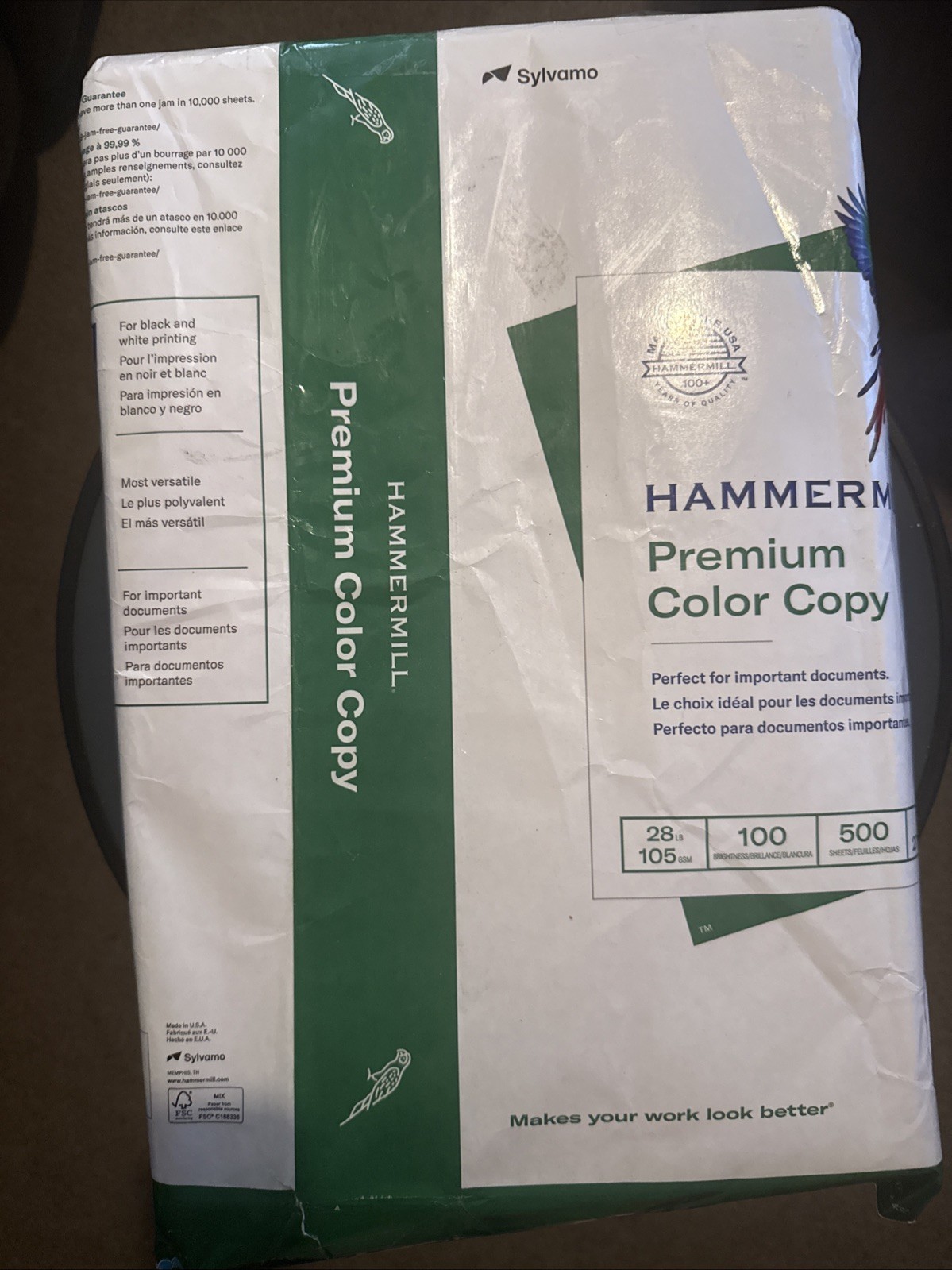 Hammermill Printer Paper, Premium Color 28 lb (102541R), 11 x 17 - 100 Bright