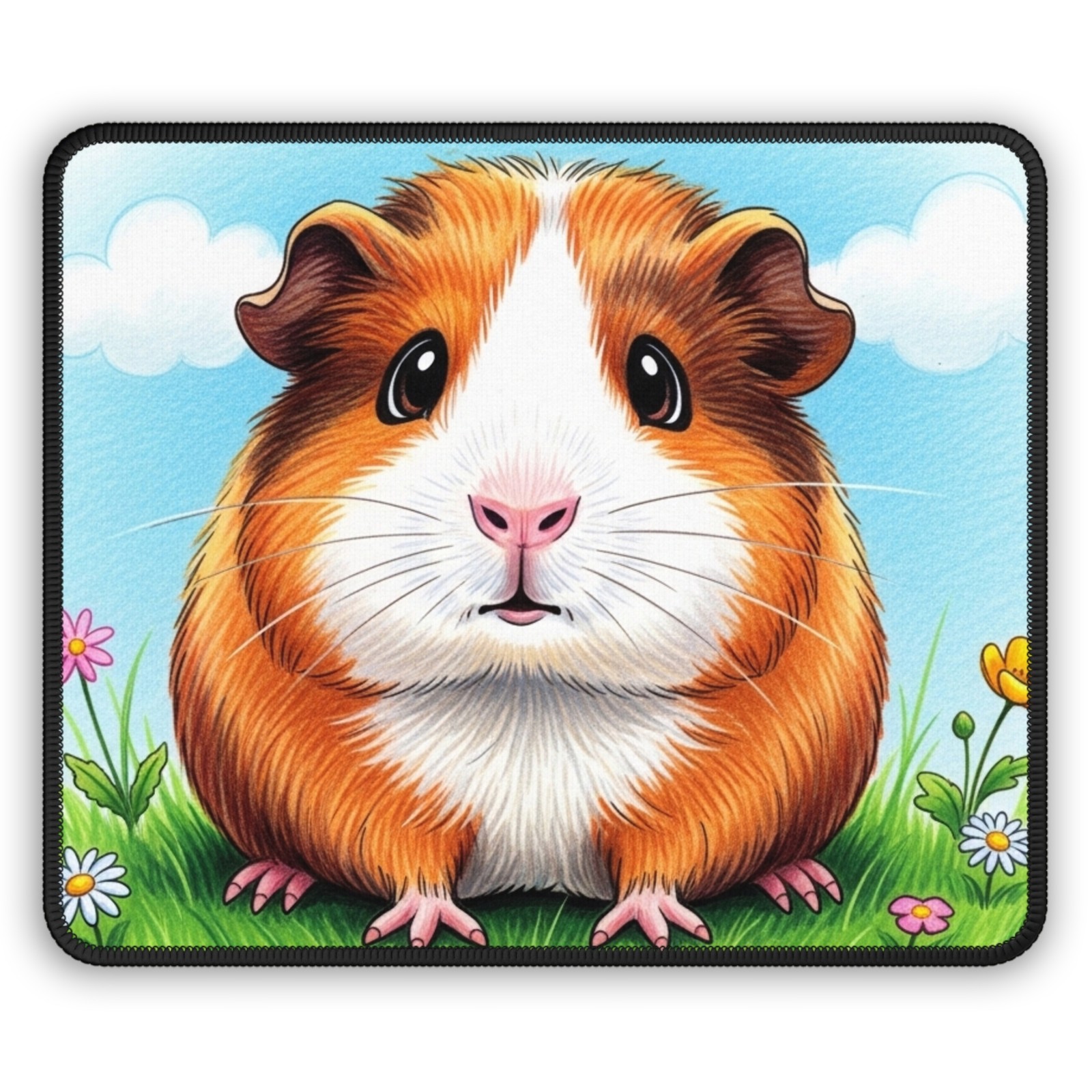Cute Guinea Pig Gaming Mouse Pad
