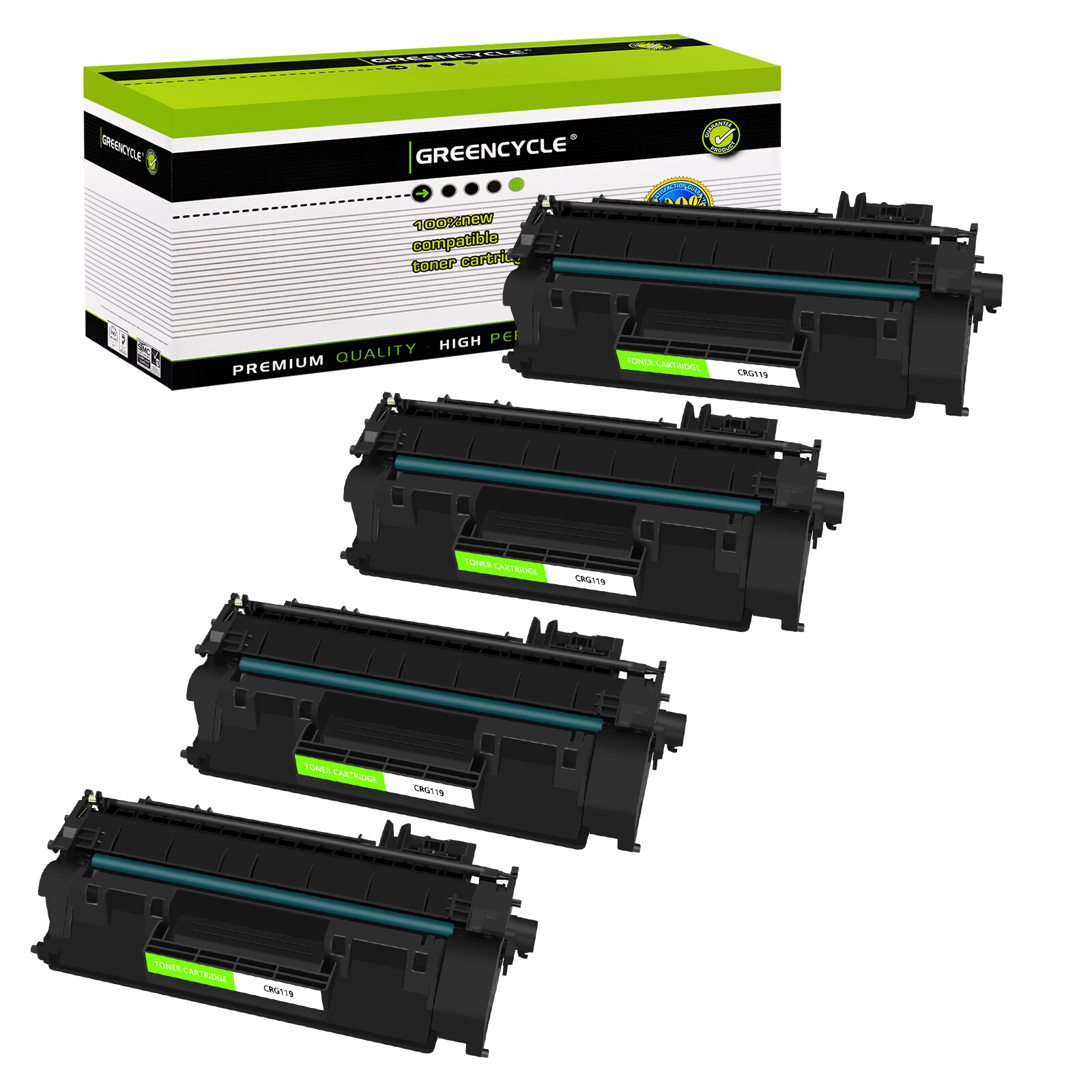 4PK CRG119 Toner for Canon 119 imageClass MF6160dw MF414dw MF5950dw MF5960dn
