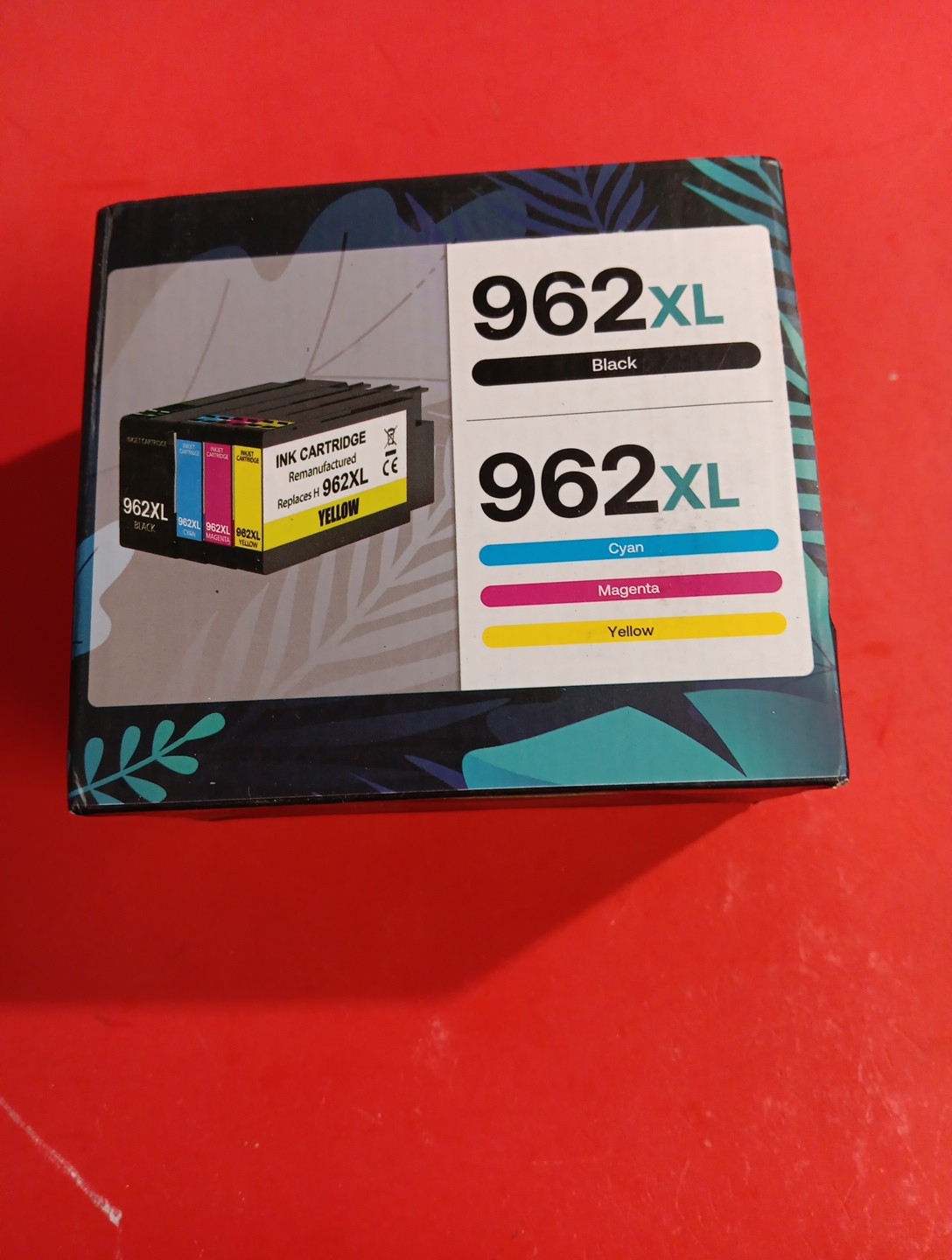 962XL High Yield Inkjet Cartridges - Yellow/Magenta/Cyan/Black NIB  B62
