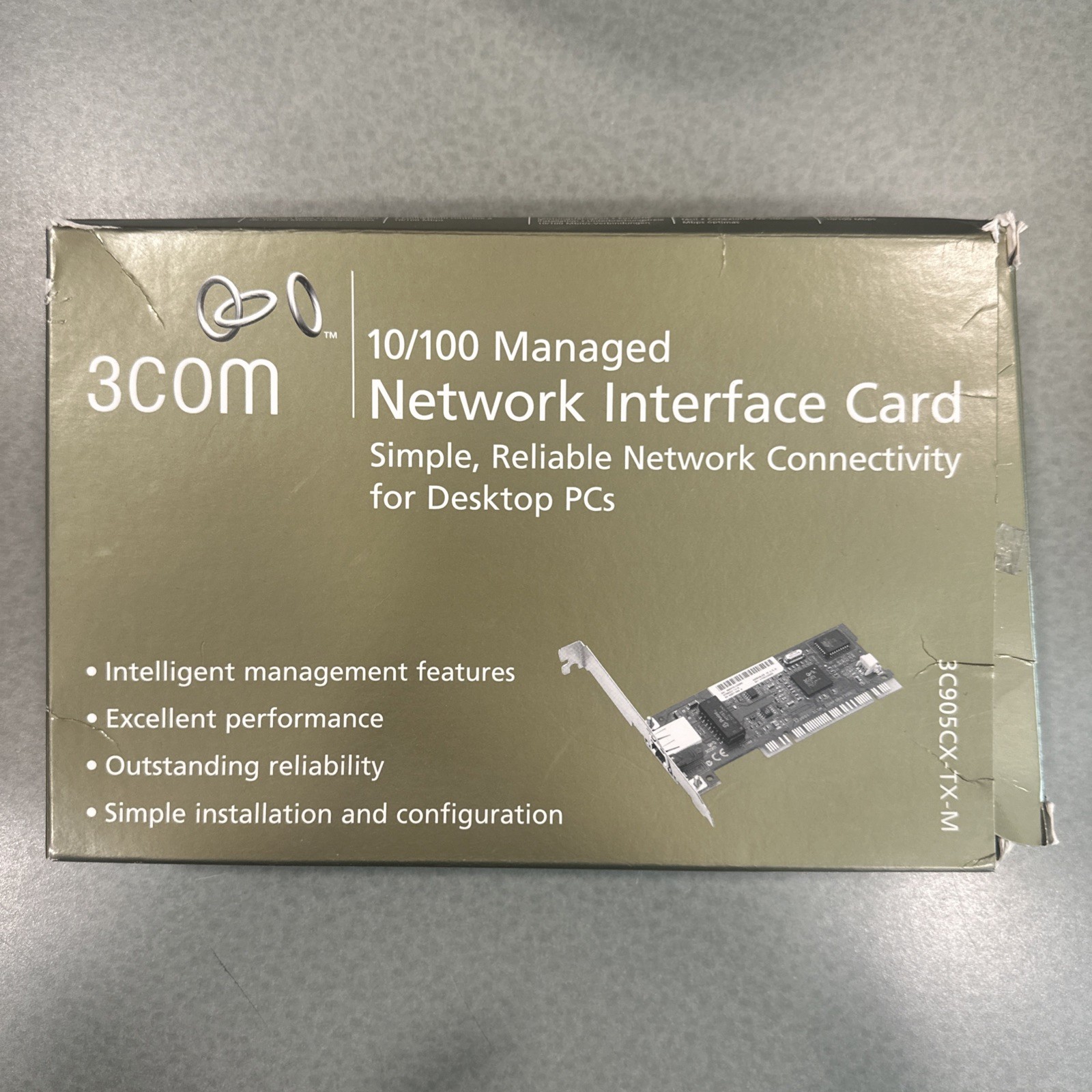 3Com 3C905CX-TX-M 10/100  Network Interface Card PCI NIC 1 New & 1 Open Box