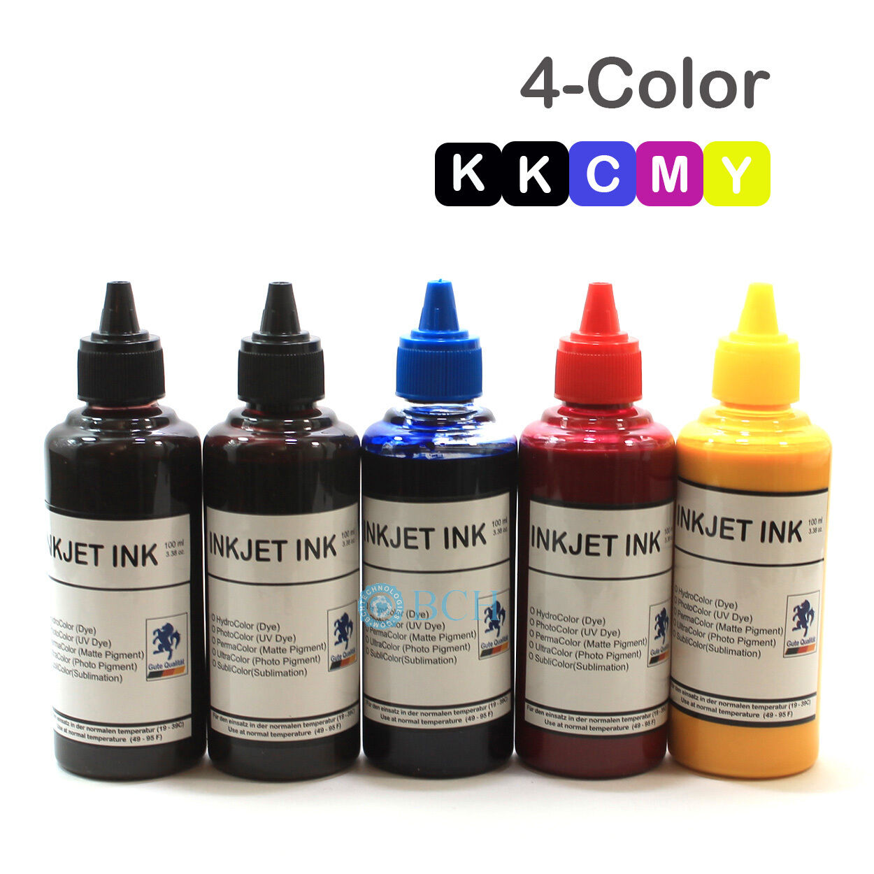 BCH Standard Sublimation Ink for Epson 500 ml (100 x 5)