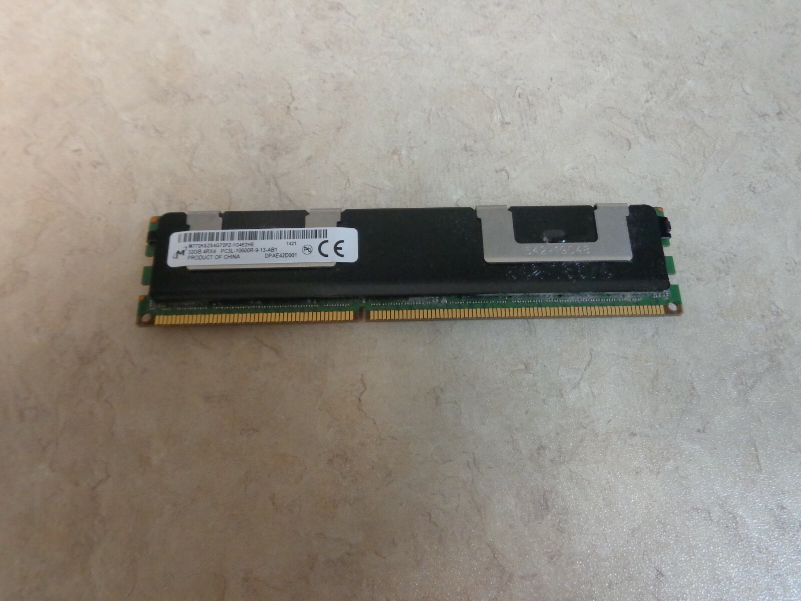 Poweredge t620 32GB 4RX4 PC3L-10600R SERVER MEMORY MICRON MT72KSZS4G72PZ-1G4E2HE
