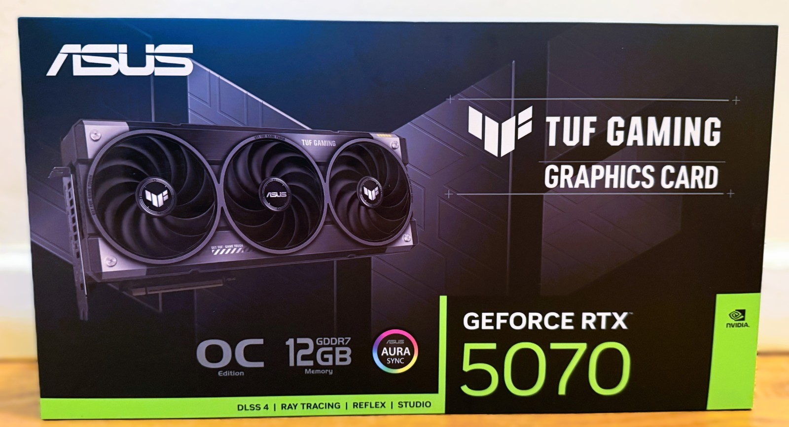 Asus TUF-RTX5070-O12G-GAM TUF Gaming GeForce RTX 5070 12GB GDDR7 OC Graphic Card