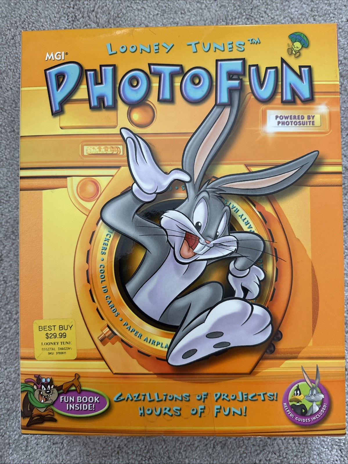 Looney Tunes Photo Fun Pc New In Large Retail Box XP Bugs Bunny Daffe Duck NIB