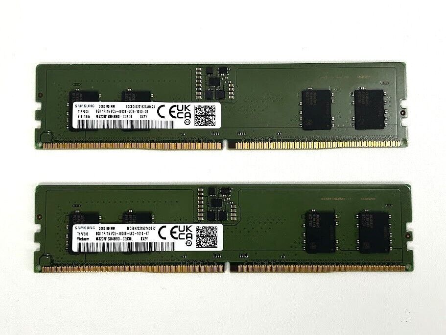 Samsung 16GB DDR5-4800B DIMM Desktop Memory RAM 2 x 8GB