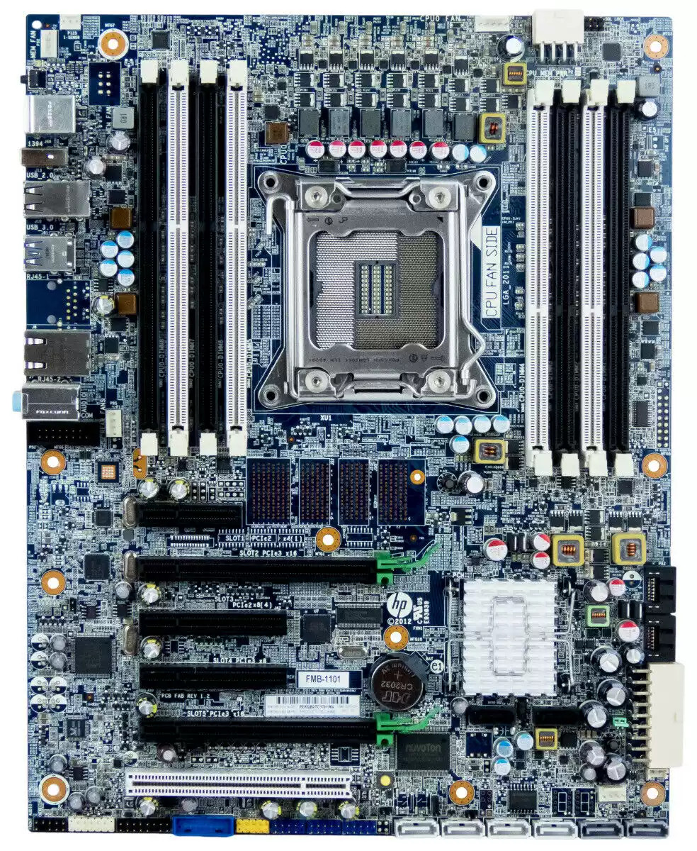 For HP Z620 Workstation Motherboard FMB-1102 618264-003 708614-001 708614-601