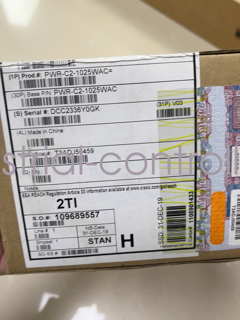 1PCS NEW Cisco PWR-C2-1025WAC Power Supply In Good Condition Fast Ship