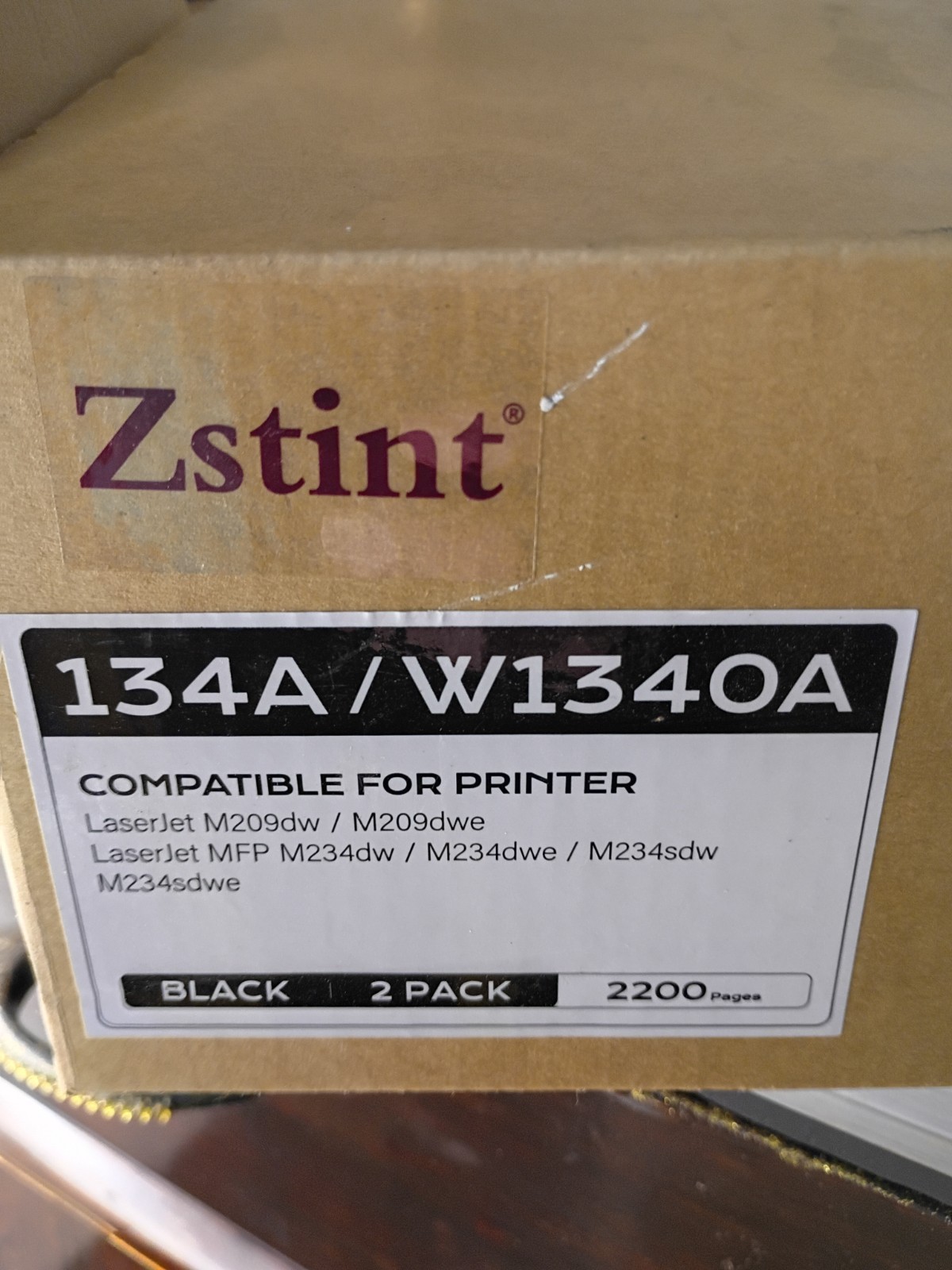 Zstint 134a/w134oa Toner 2 Pack Black 2200 Pages Laserjet