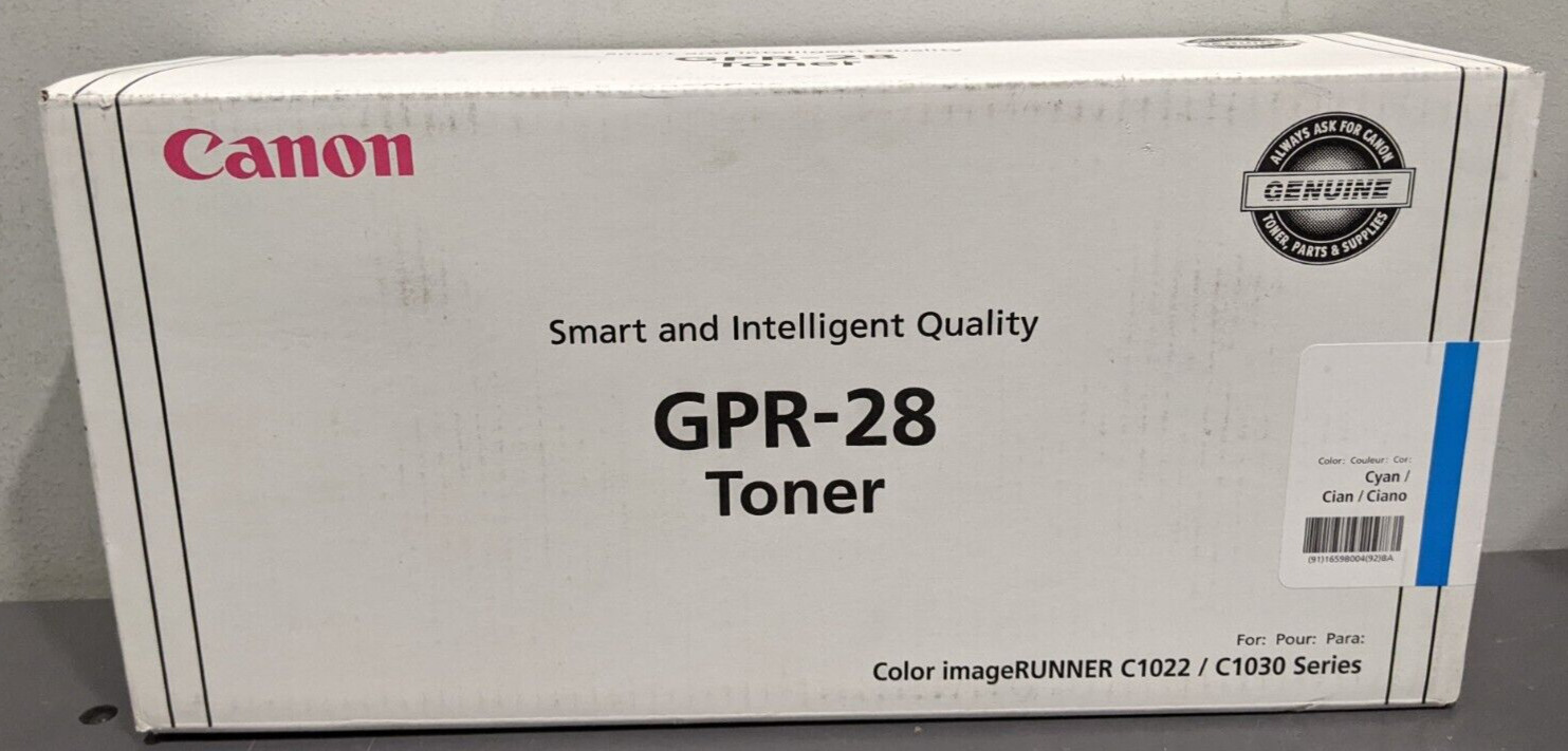 Canon Genuine Cyan Toner Cartridge GPR-28