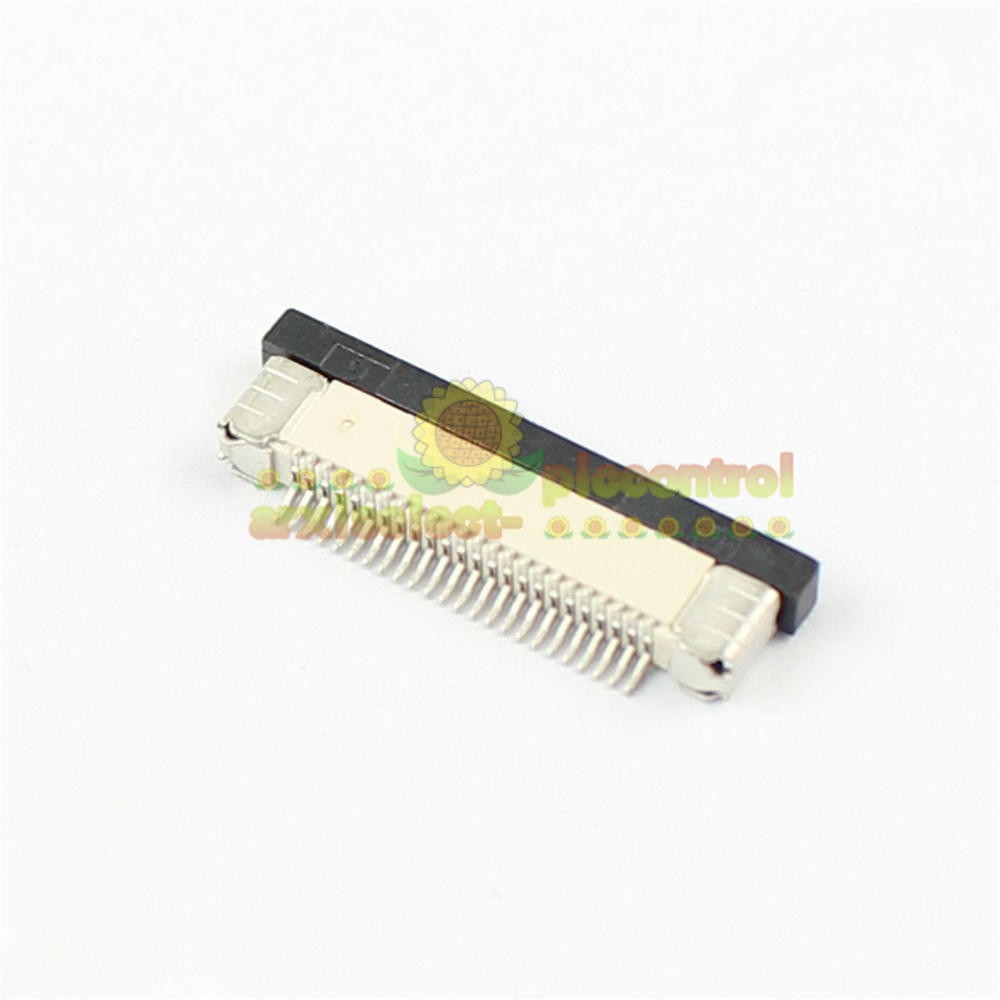 10Pcs FFC FPC 24-Pin 0.5mm Pitch Ribbon Flat Connector Socket bottom contact