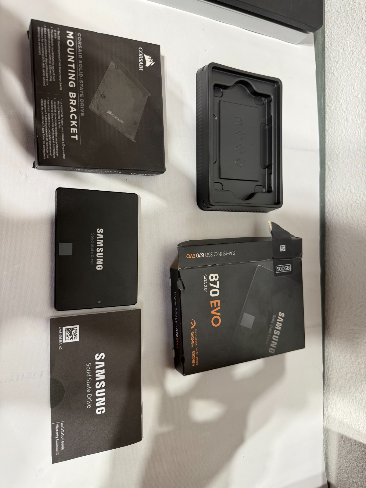 Samsung 870 EVO 500GB SATA SSD Tested + NEW Corsair 2.5" Mounting Bracket