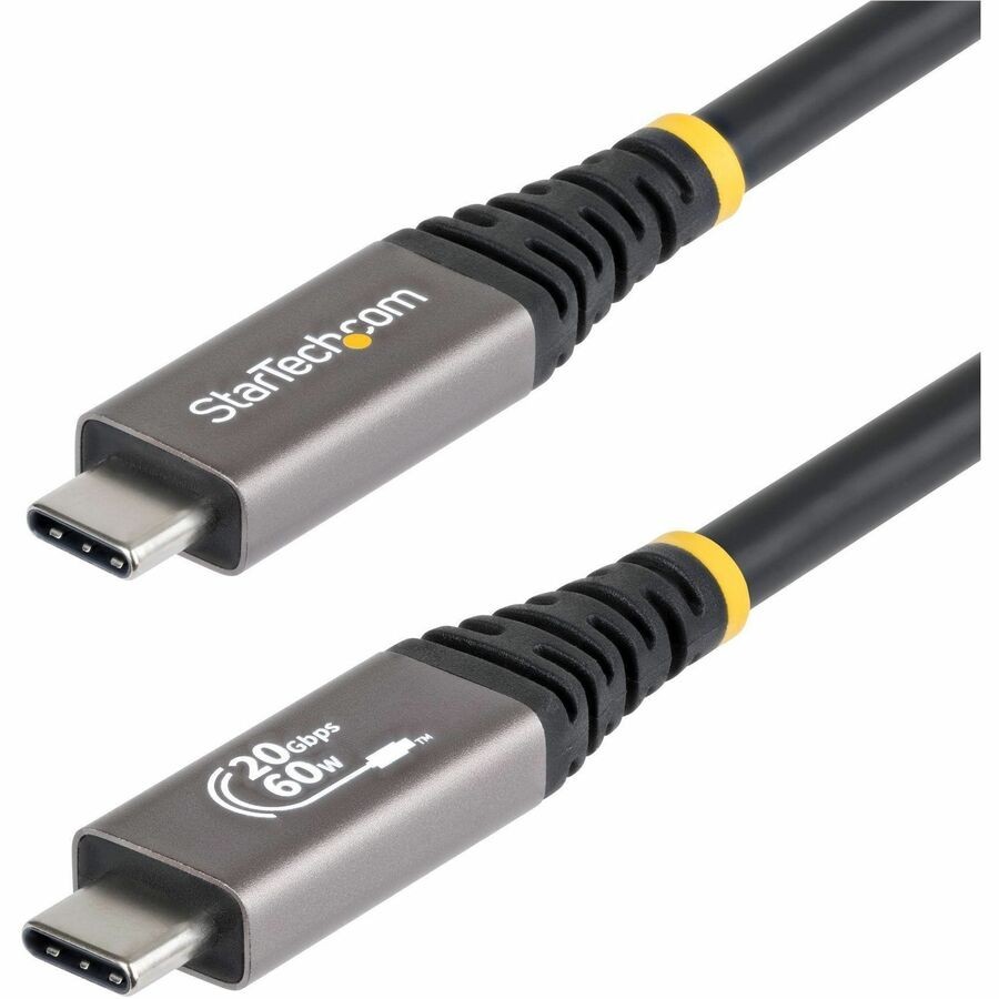 StarTech 10ft (3m) USB4 Cable, 20Gbps, USB-IF Certified USB-C Cable, 60W,