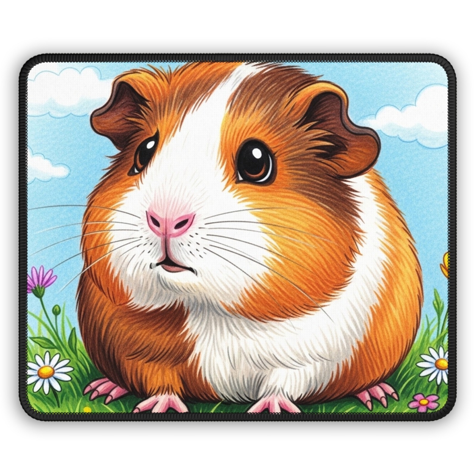 Cute Guinea Pig Gaming Mouse Pad