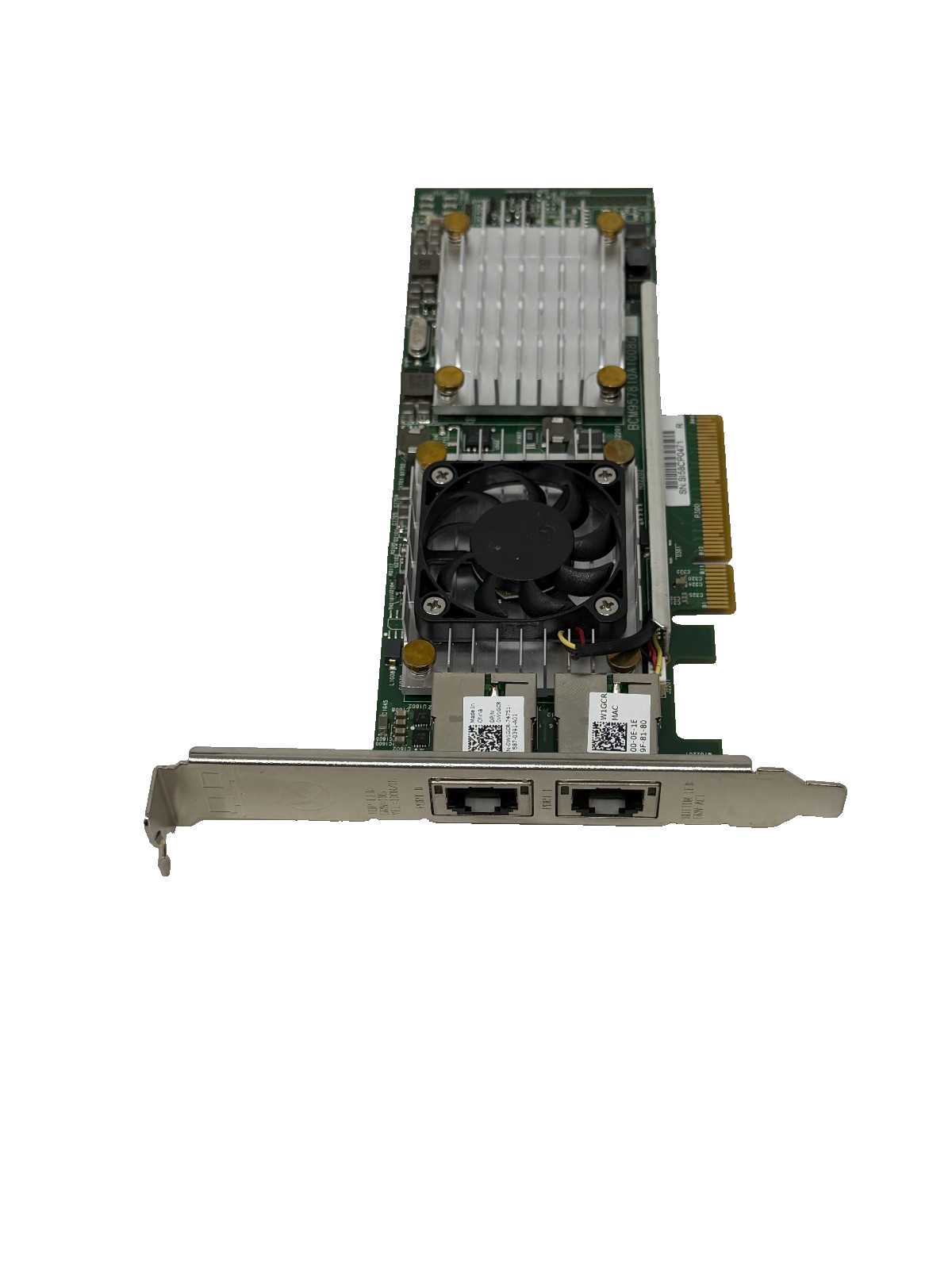 Dell 0W1GCR HN10N Broadcom 57810S 2-Port 10GBASE-T  Network Adapter Card FH