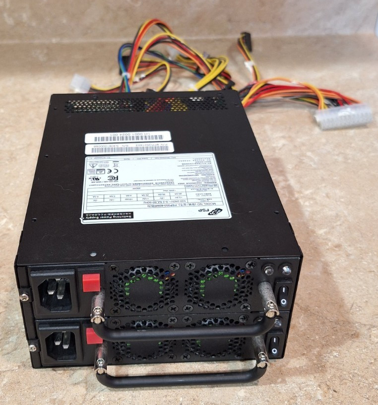 FSP FSP350-60MRB(S) 350W Redundant Power Supply PSU Computer Servers 2 Modules