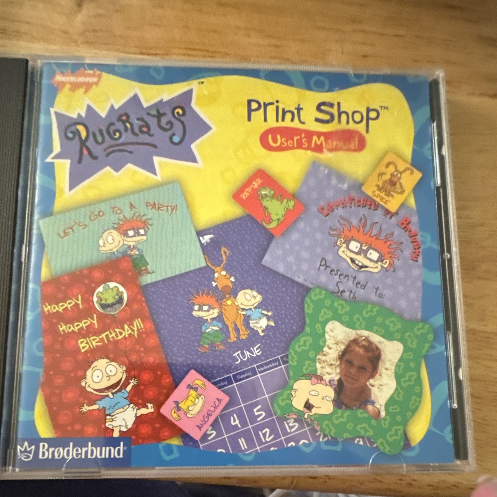 Broderbund Rugrats Print Shop CD-ROM Windows 95/98 PowerPC Arts & Culture