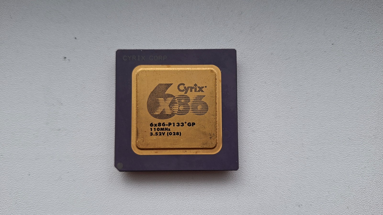 Cyrix 6x86-P133+ GP 110MHz 3.52V (028) 6x86 vintage CPU GOLD