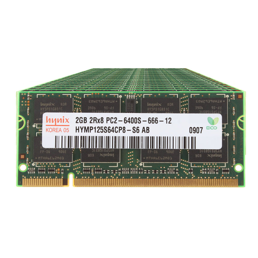 10pcs Hynix 2GB 2RX8 PC2-6400  DDR2 800Mhz 200pin SODIMM Laptop Memory RAM Intel