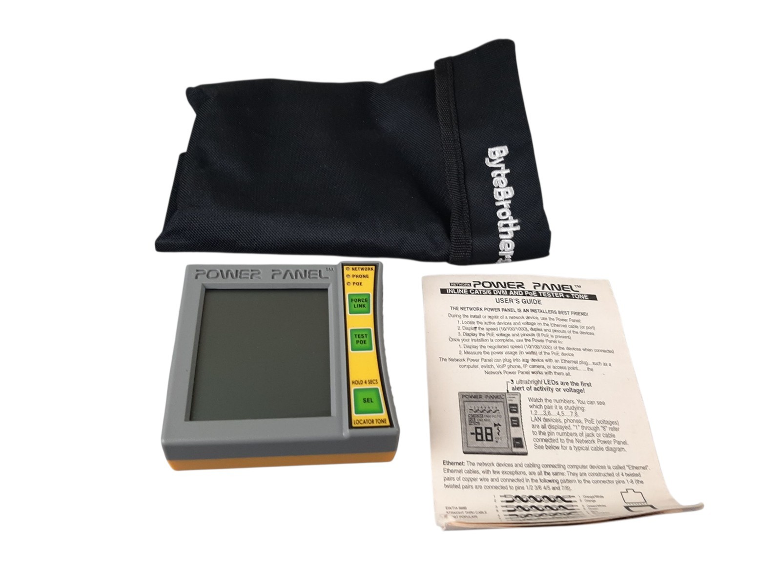 Power Panel POE1000IL CAT5/6 and Network/POE Tester by ByteBrothers