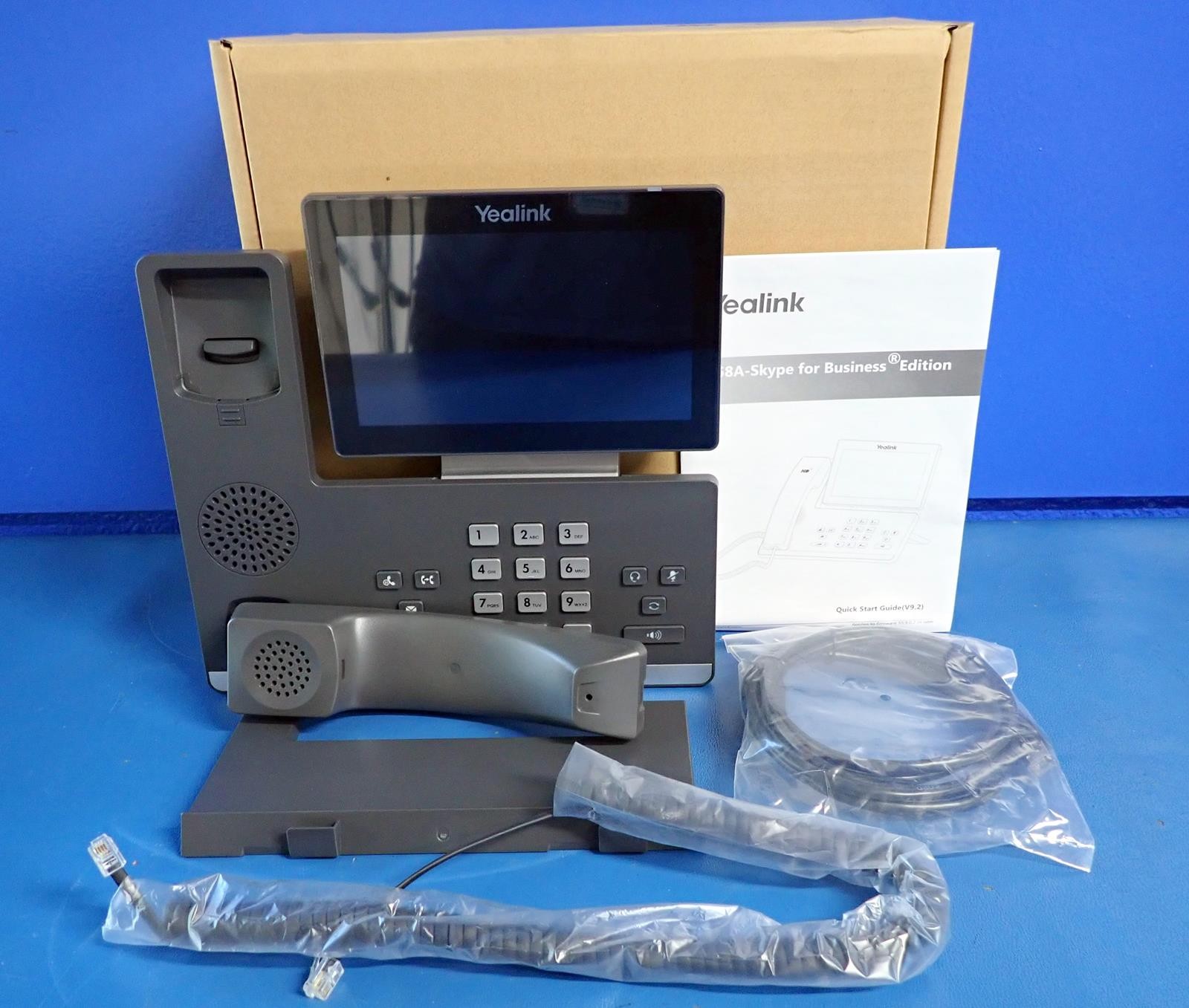 YEALINK SIPT58A VoIP Office  Microsoft Edition   SIPT58A    Open Box G1N