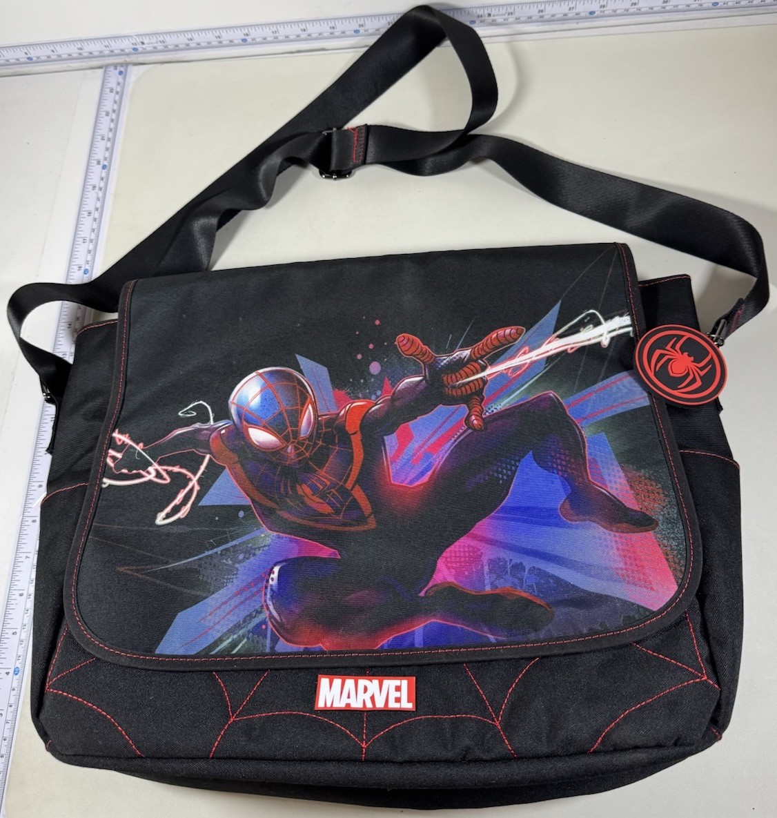 Marvel Spider-Man Miles Morales Messenger Bag With Laptop Pocket