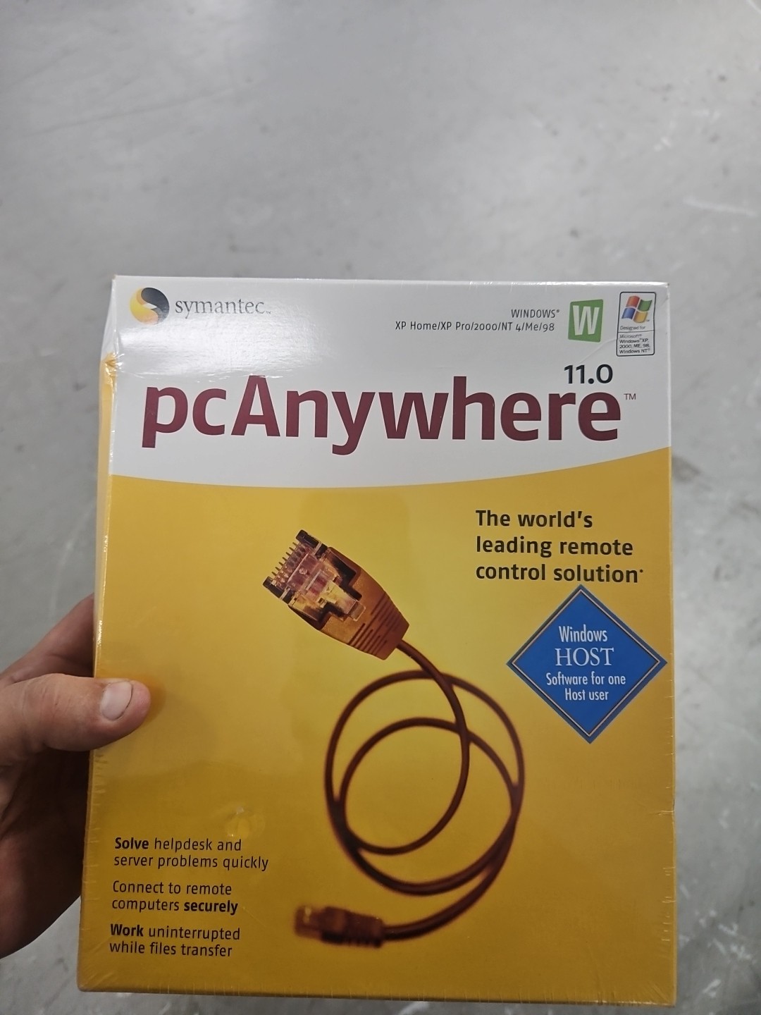 Symantec PcANYWHERE Host 11.0 (Retail) (1 User/s) - Full Version for Windows...