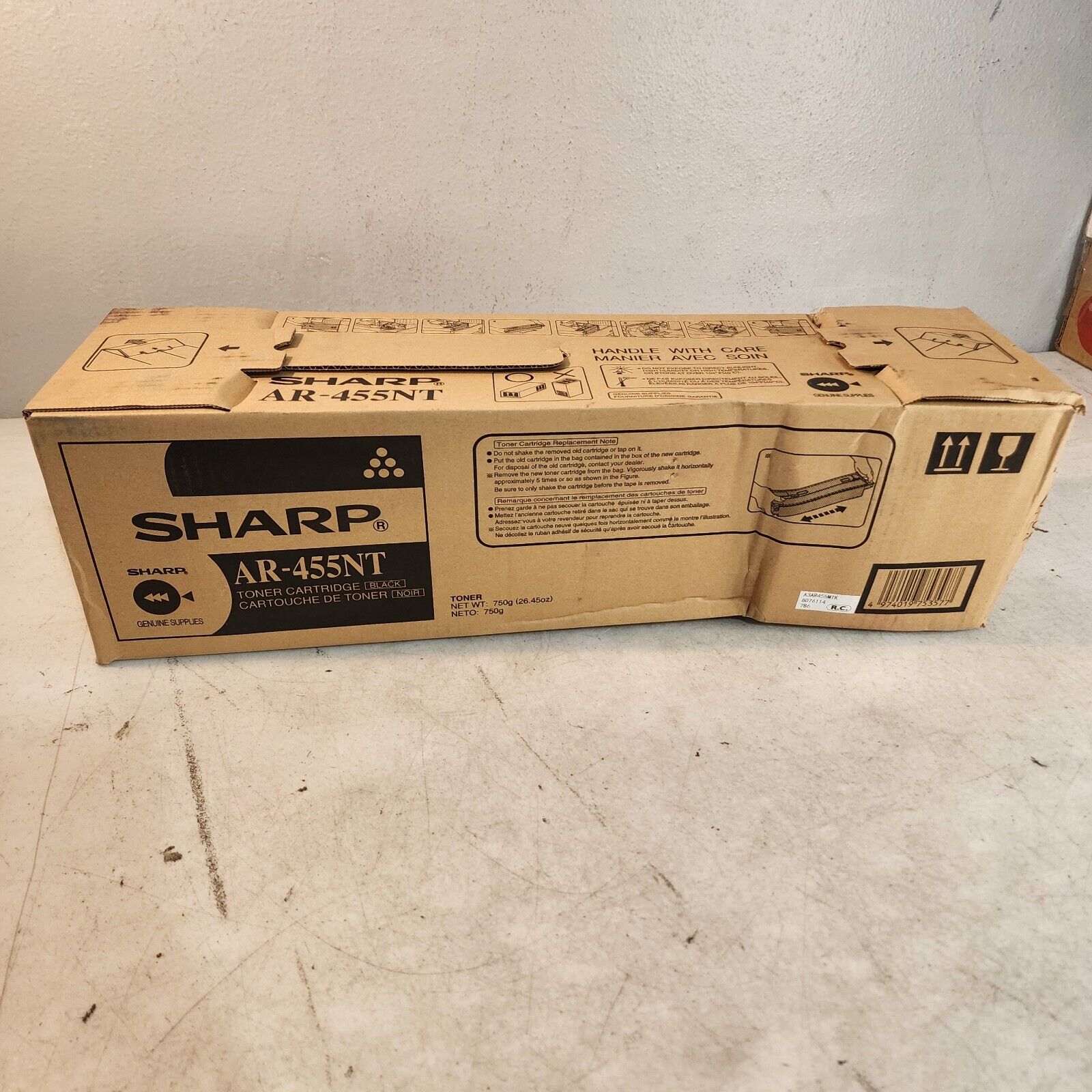 Sharp AR-455NT Black Toner Genuine New OEM Boxed
