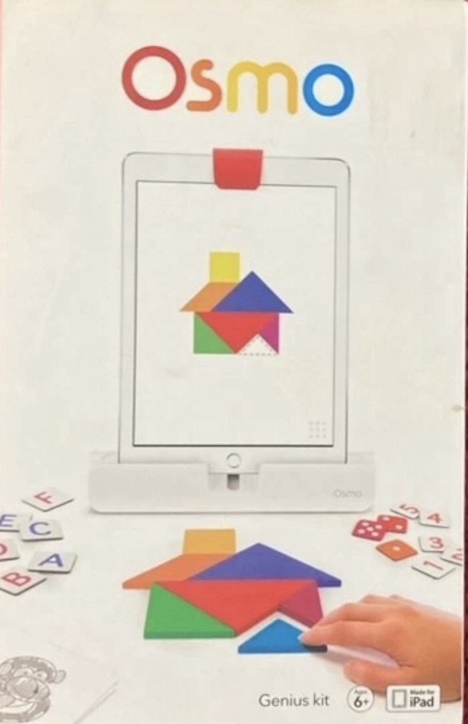 OSMO Genius Starter Kit for iPad - Words, Numbers, Tangram & Base Open Box