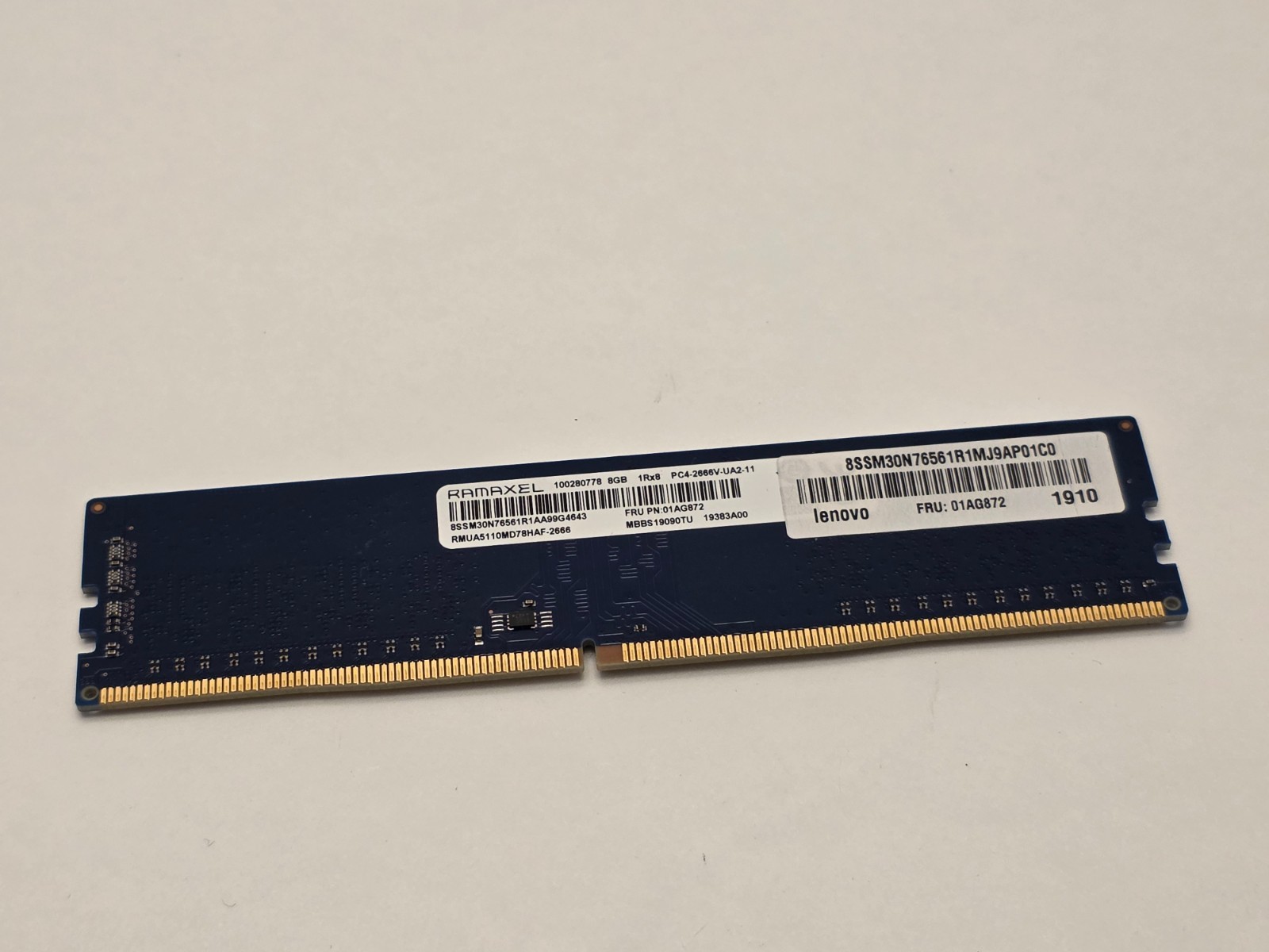 Ramaxel 8GB PC4 2666 RMUA5110MD78HAF-2666 Desktop RAM