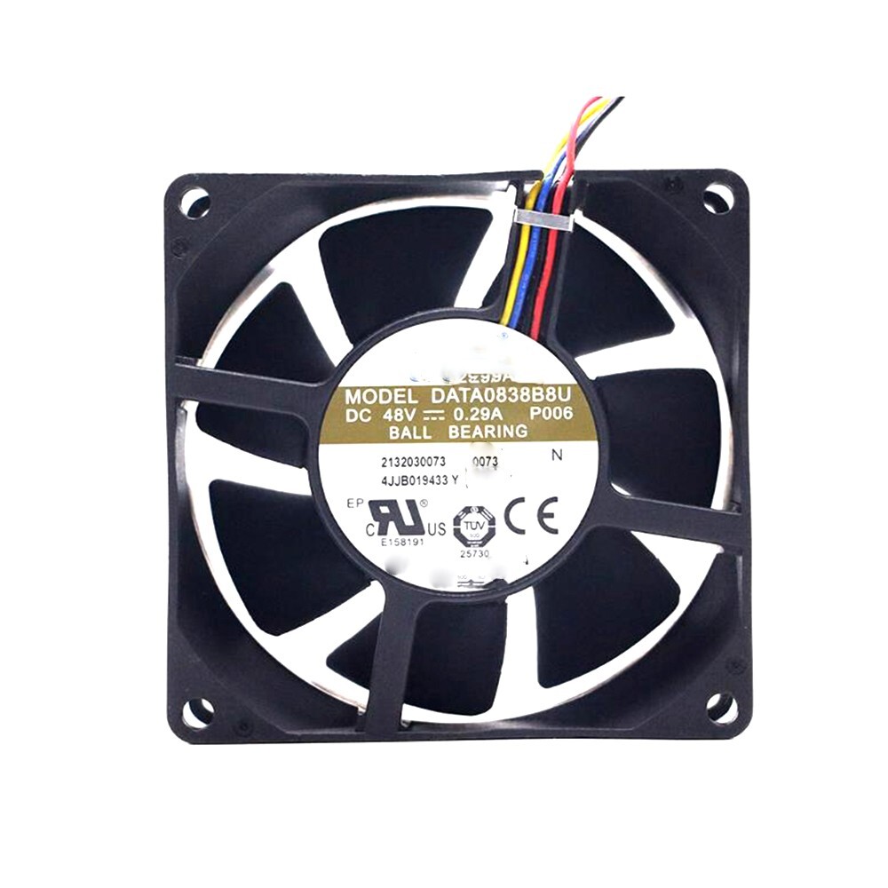 Cooling Fan For AVC DATA0838B8U P006 DC48V 0.29A 8CM 4PIN New