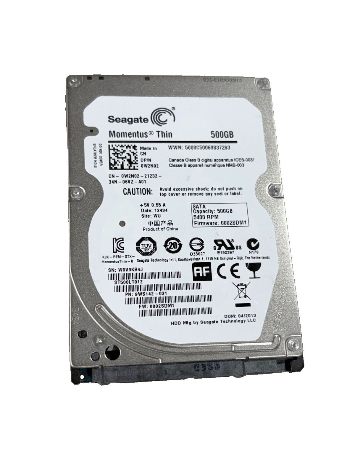 💻 Seagate ST500LT012 500GB 5400RPM 2.5" SATA Laptop Hard Drive ⚙️
