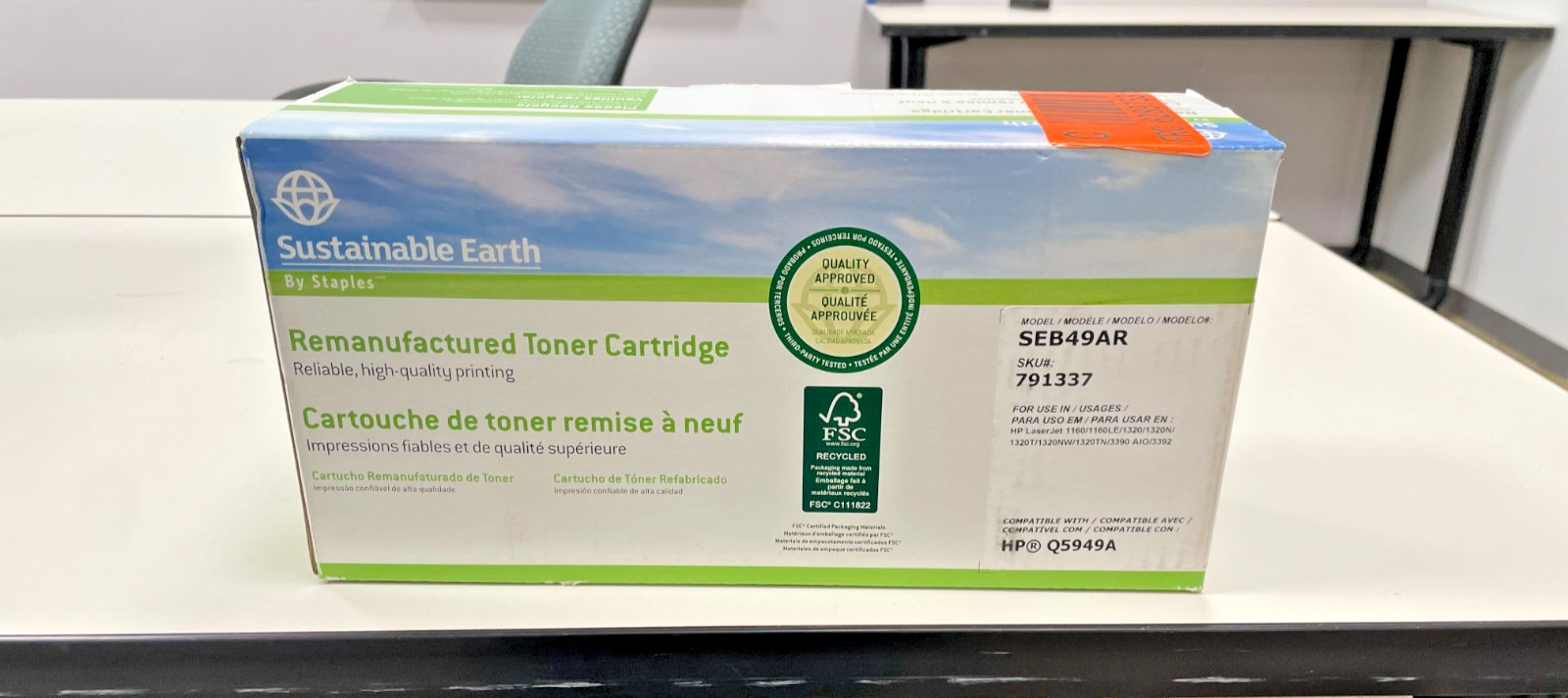 Sustainable Earth By Staples Toner Cartridge SEB49AR