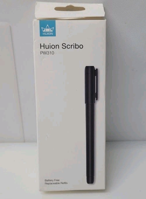 HUION Scribo PW310 Digital Pen with Ballpoint Ink/Gel Ink/Plastic Pen Nib