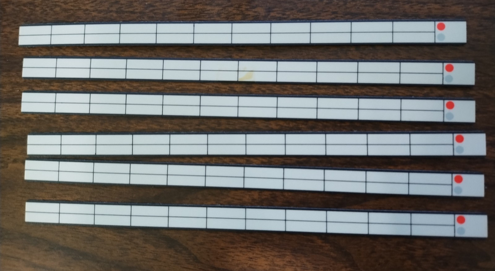 6 Texas Instruments TI-99/4a Computer Keyboard Functions Labels