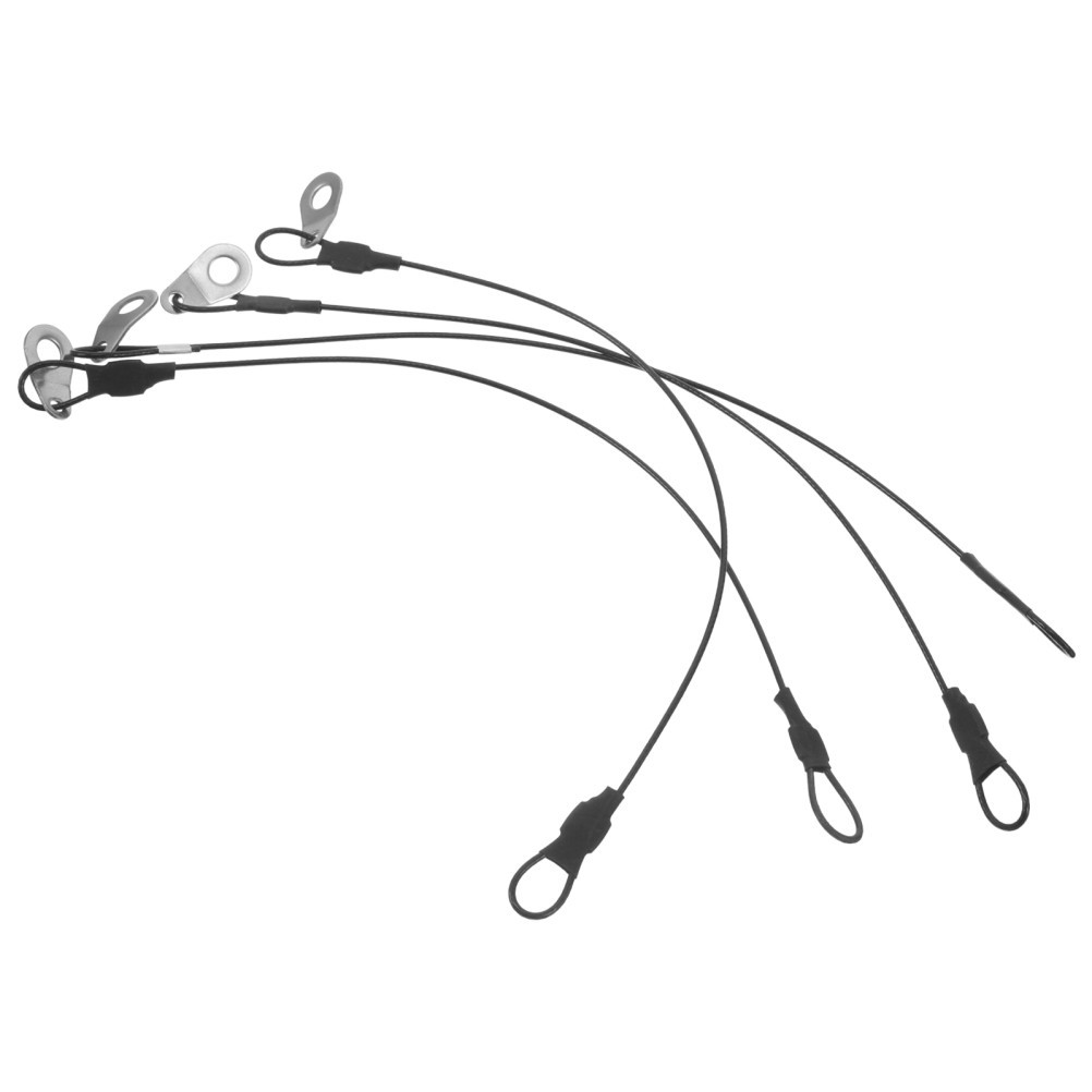 4PCS Wire Safety Tether for Audio Equipment Ball Lock Pin Retainer