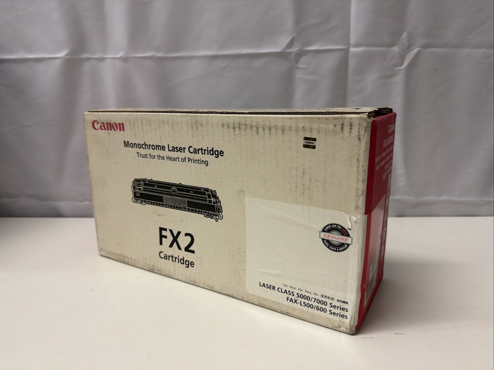 Genuine Canon FX2 Monochrome Laser Cartridge Black - New