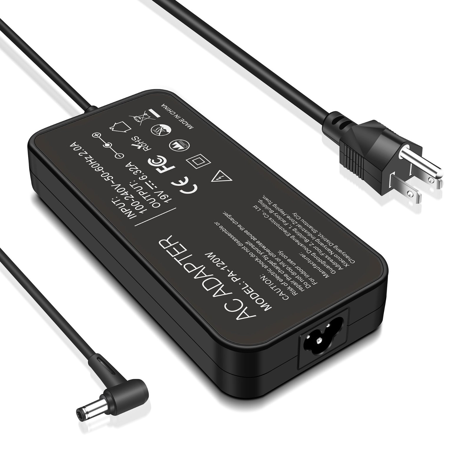 19V 6.32A 120W AC Adapter Fit for Asus FX504 UX510UW N56J N56VM N56VZ N750 N5...