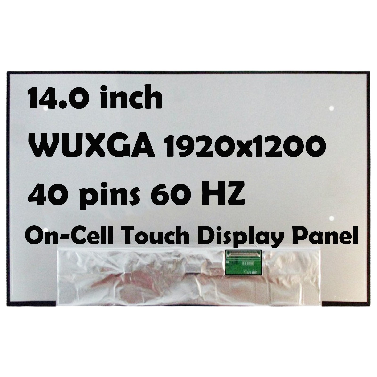 14" for Lenovo FRU 5D10V82400 1920x1200 40 Pins LCD Touch Screen Display Panel
