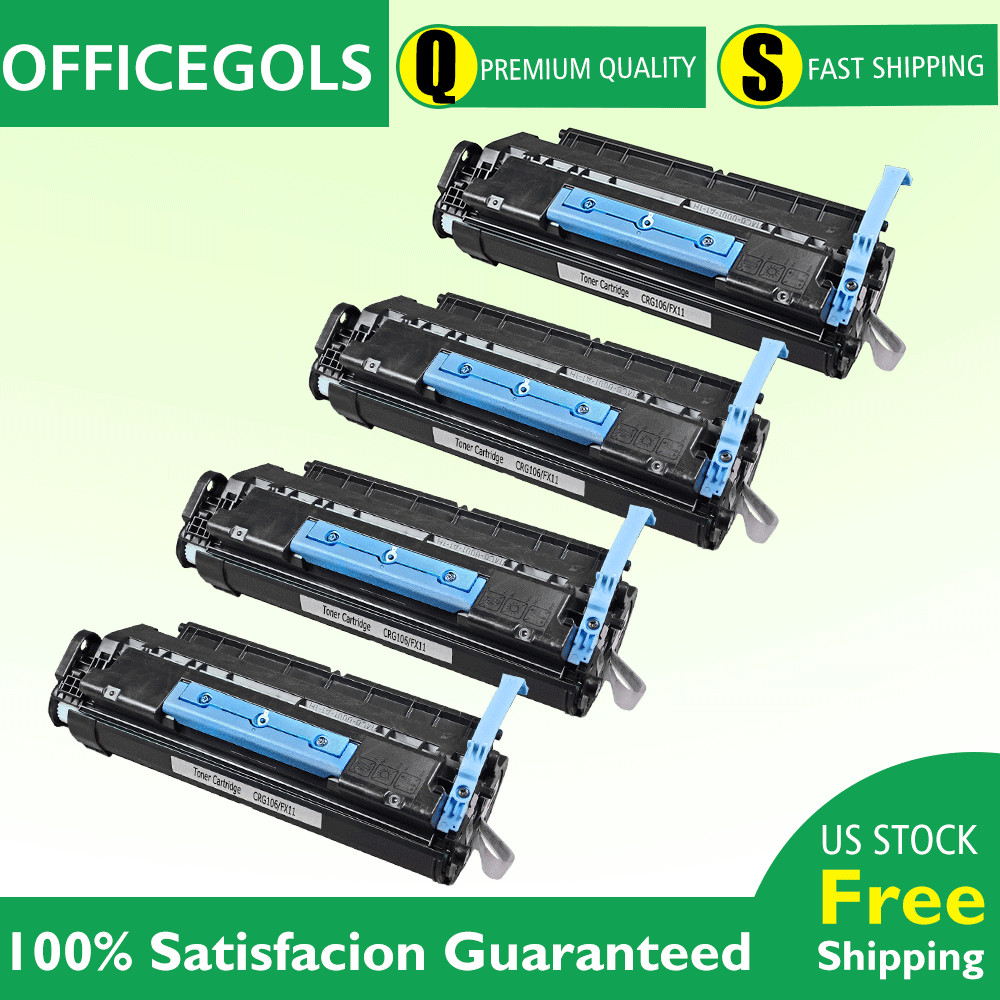 4pk 106 L106 Toner Cartridge For Canon Imageclass MF6550 MF6560 MF6580 MF6595