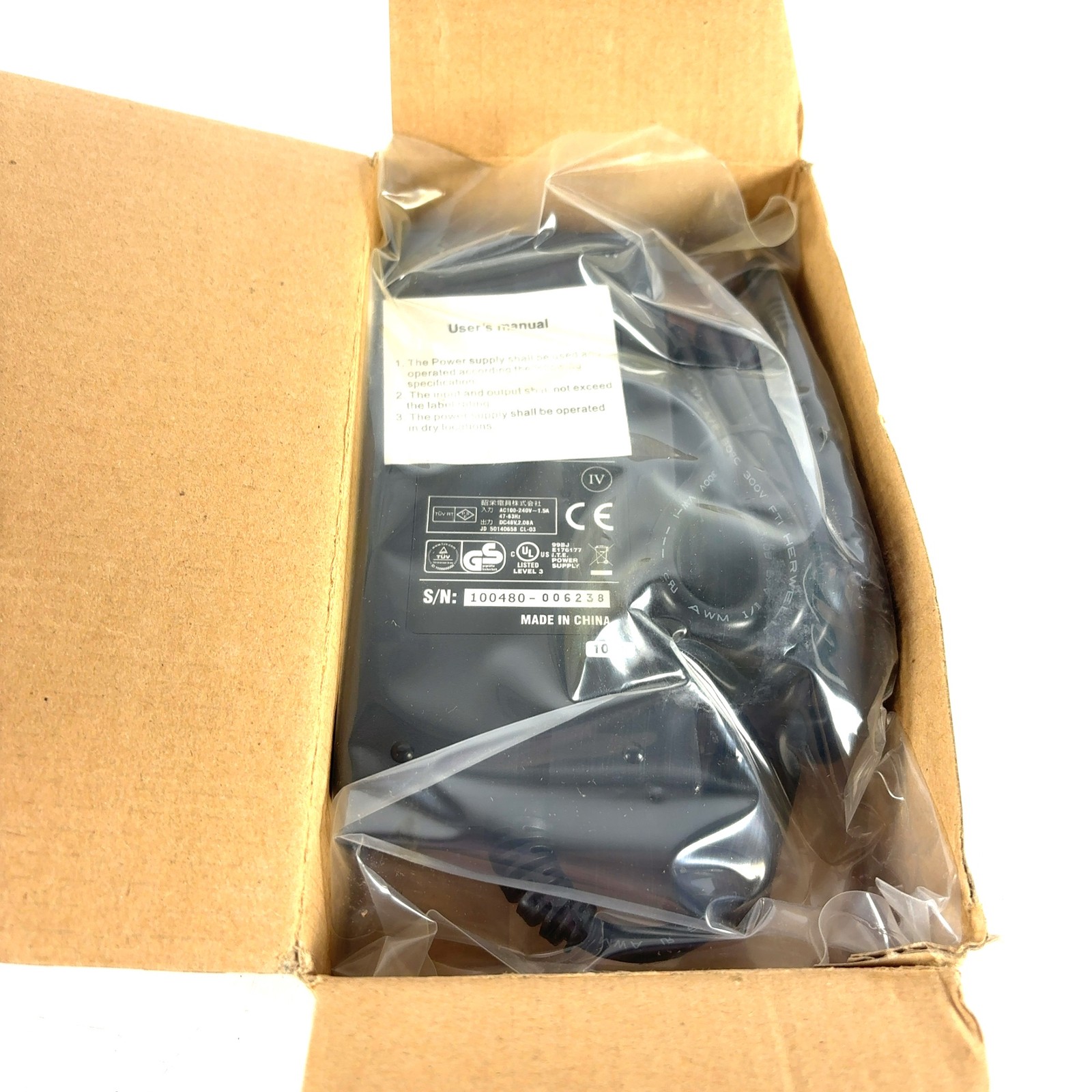 Cincon TRG100A480-121E13 48V 2.08A 100W AC/DC Power Adapter Power Supply