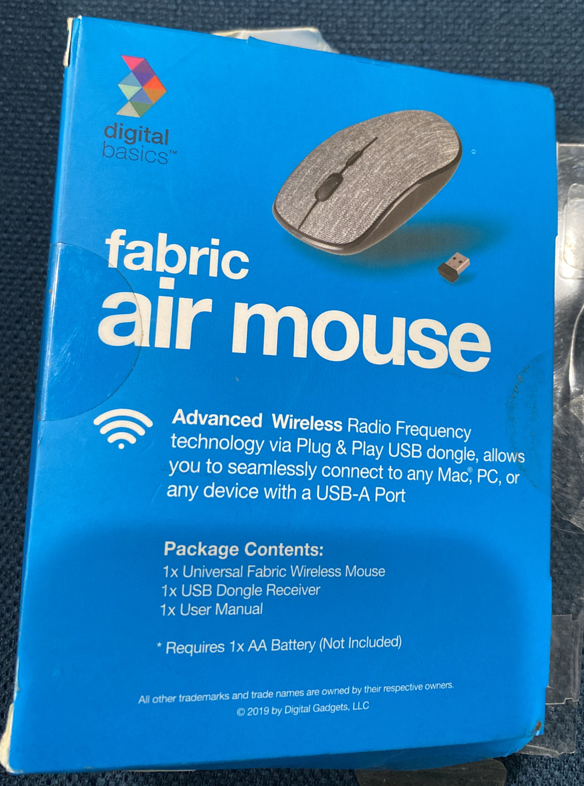 Digital Basics Fabric Air Mouse