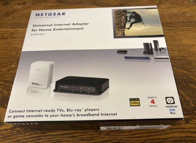 Netgear XAVB1004 Home Theater Internet Connection Kit New Open Box