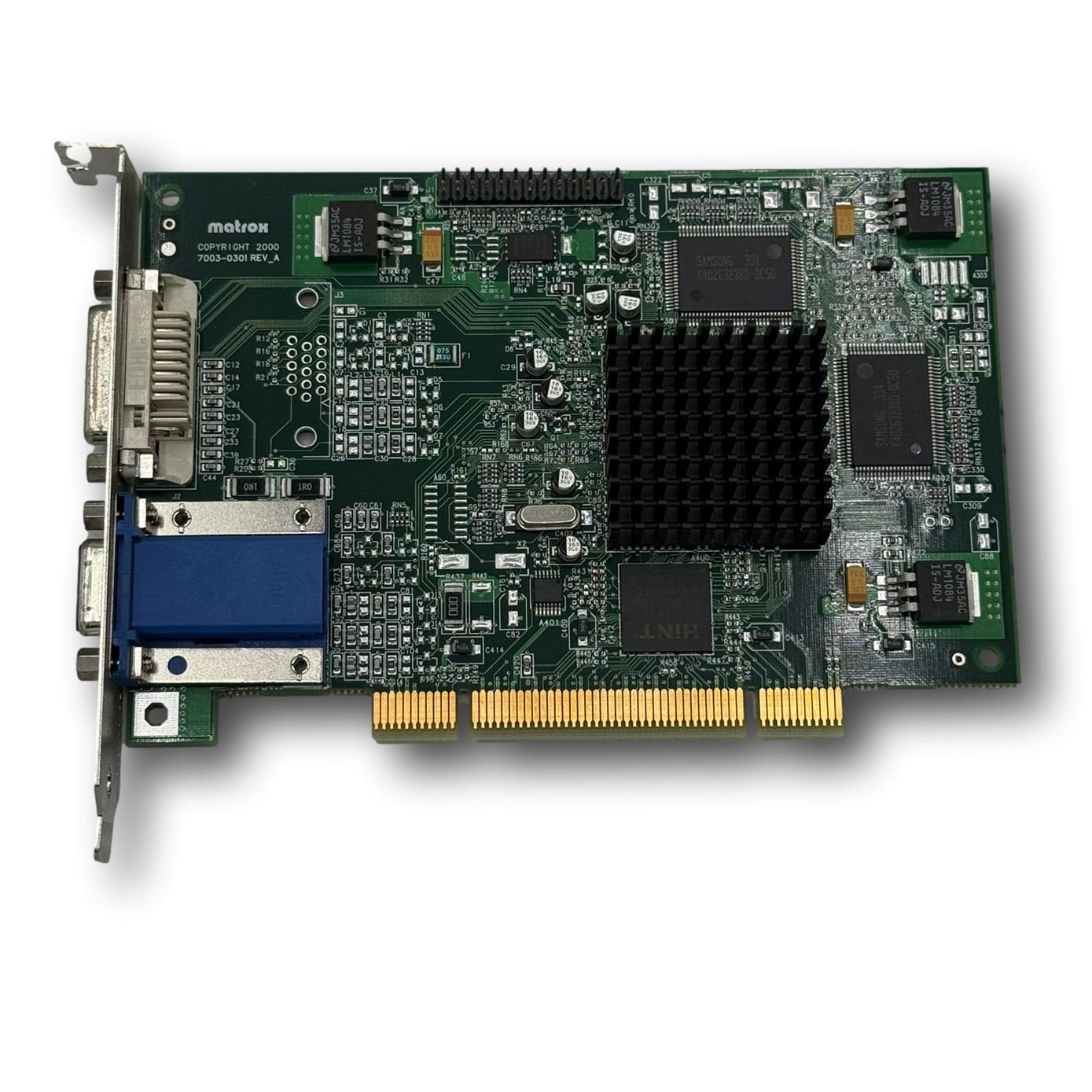MATROX ETON ET866 G45FMDVP32DB Dual Video PCI Card VGA DVI (Used) D2