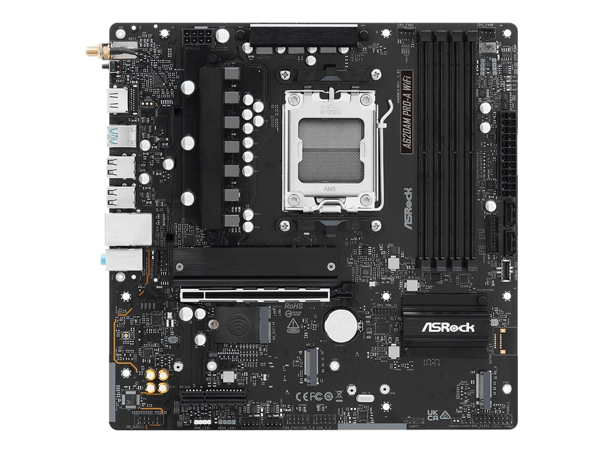 ASRock A620Am Pro-A WiFi mATX Am5 Motherboard AMD Socket 90-MXBSY-A0UAYZ