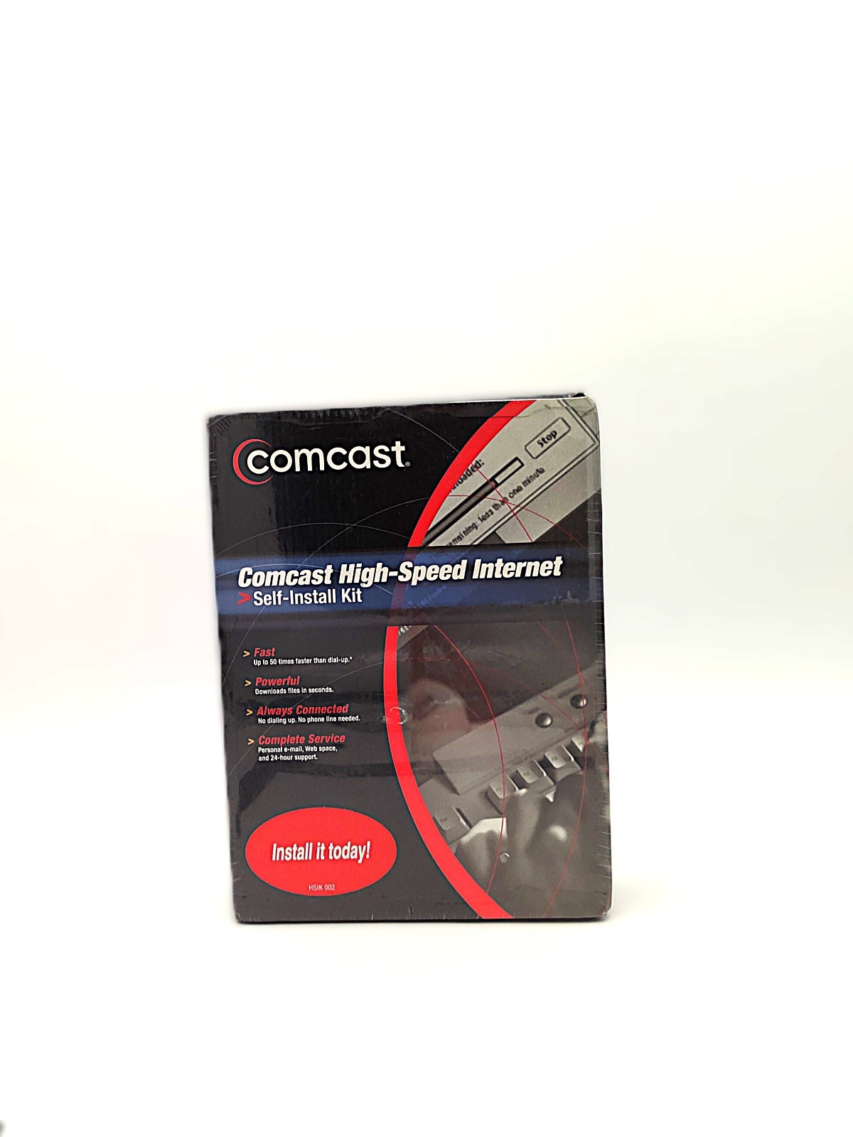 Vintage ComCase High-Speed Internet Self-Install Modem Kit – New in Box,