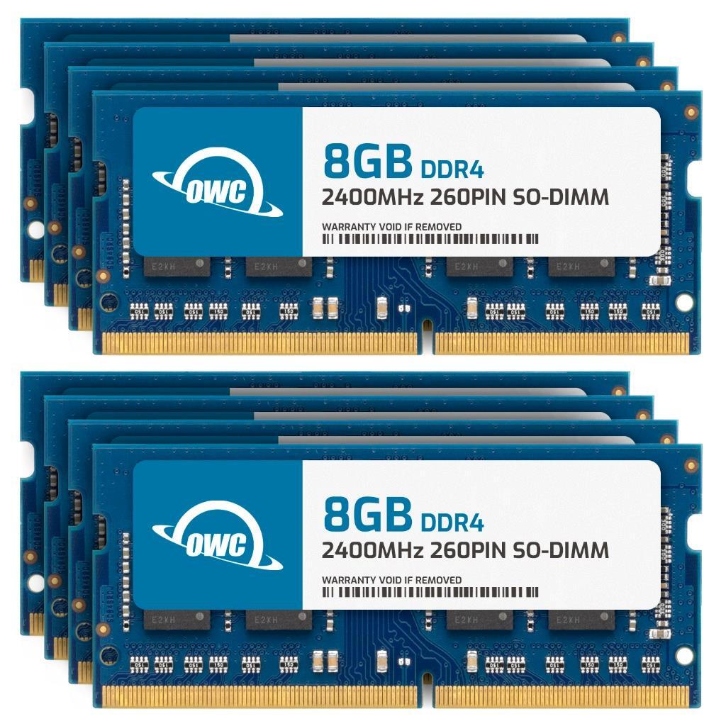 OWC 64GB (8x8GB) DDR4 2400MHz 1Rx8 Non-ECC SODIMM 260pin Memory RAM